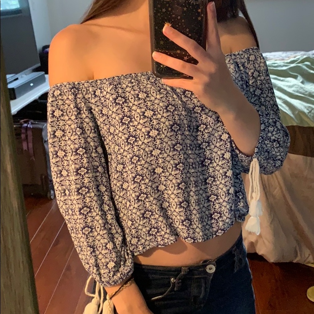 Off the shoulders top